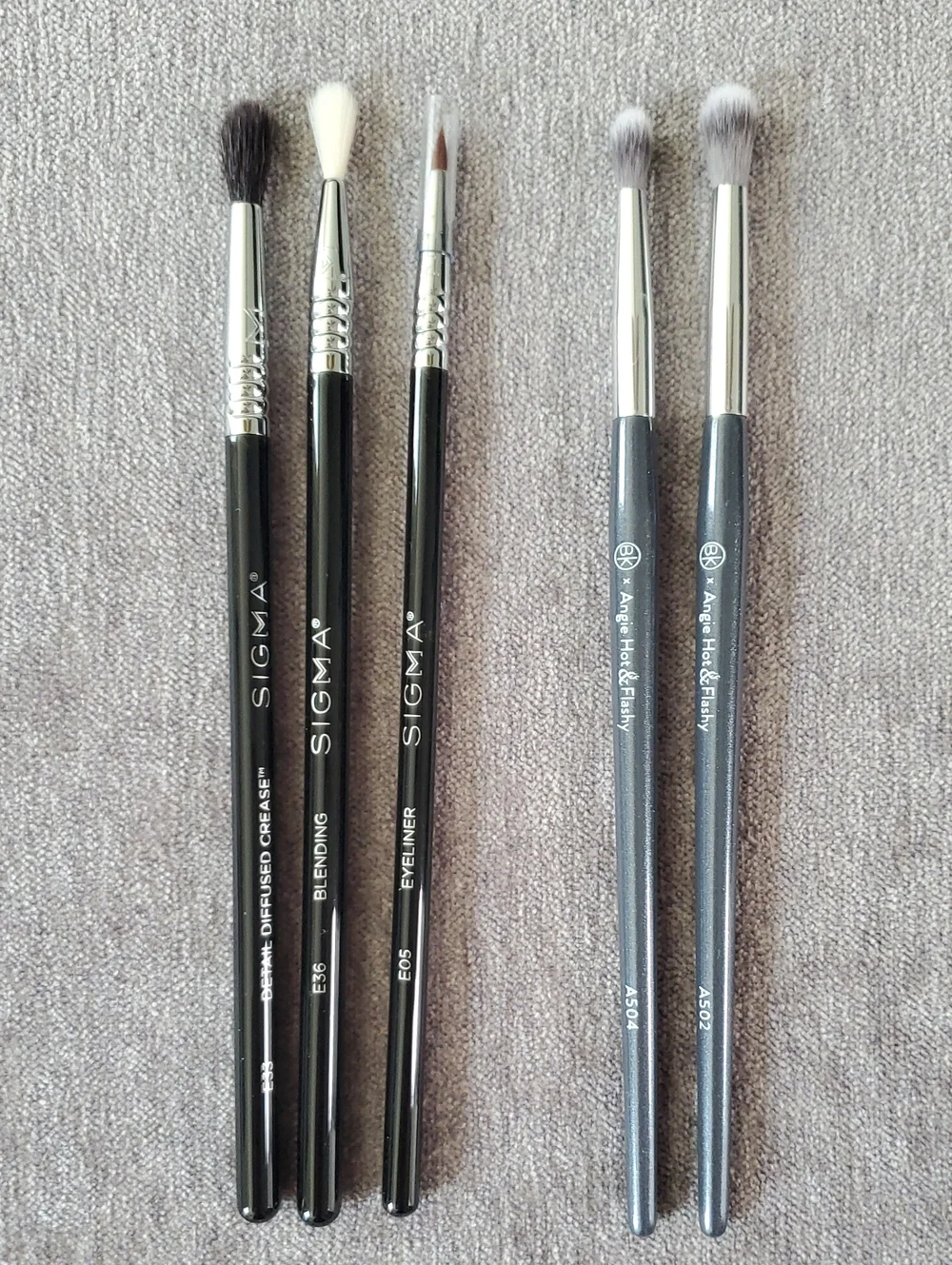 NWOT SIGMA and BK Beauty Eye Brushes (5) Bundle